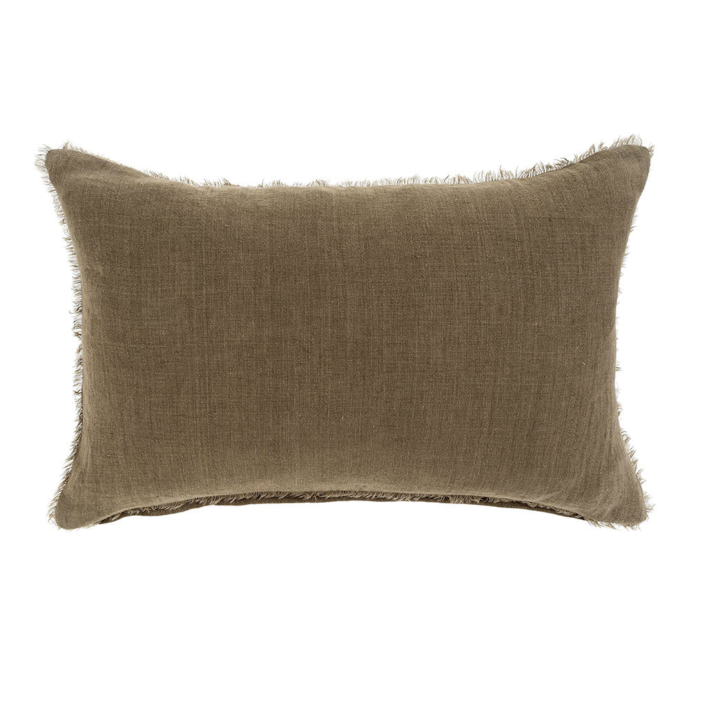 Fennel Rectangular Linen Pillow