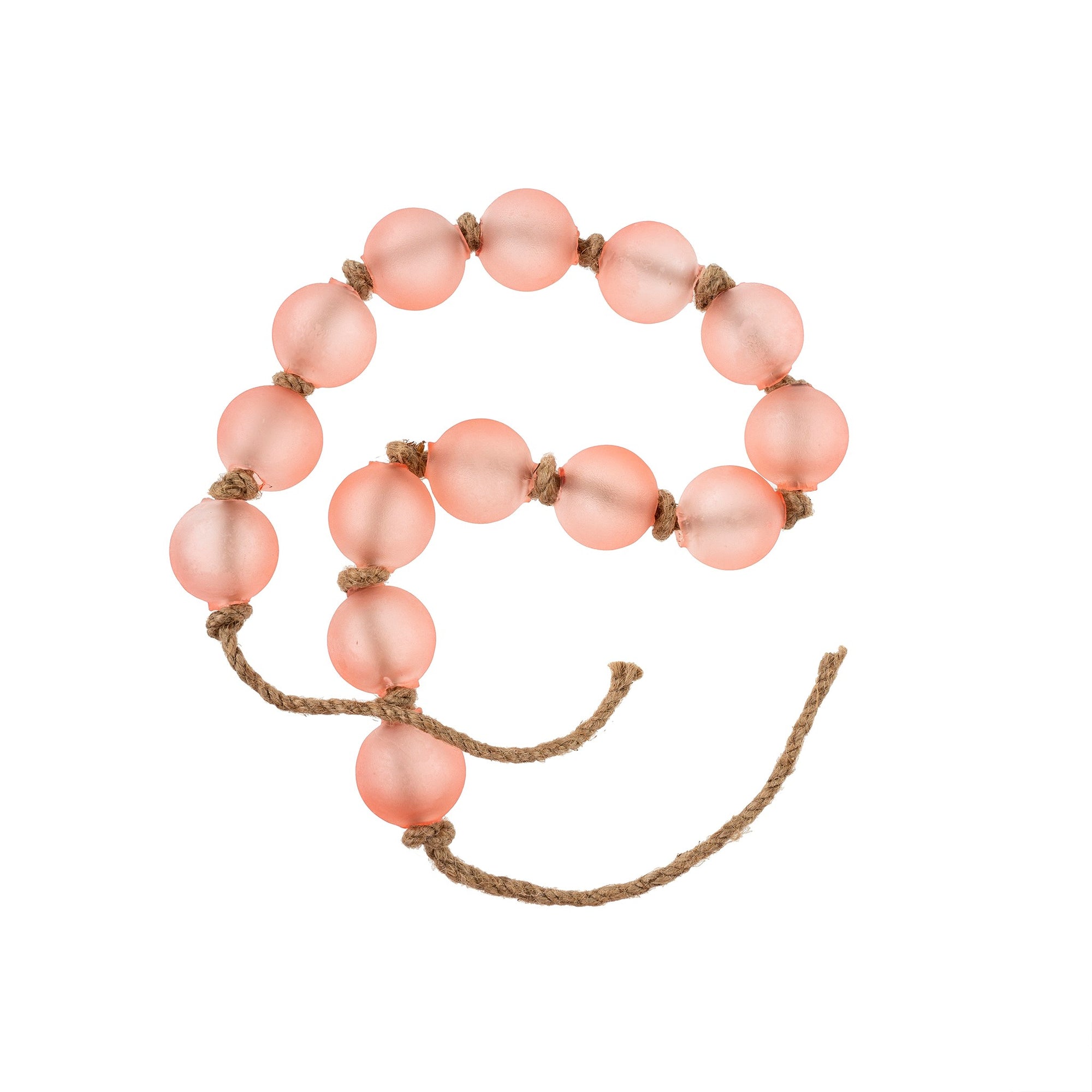Pink Glass Beads