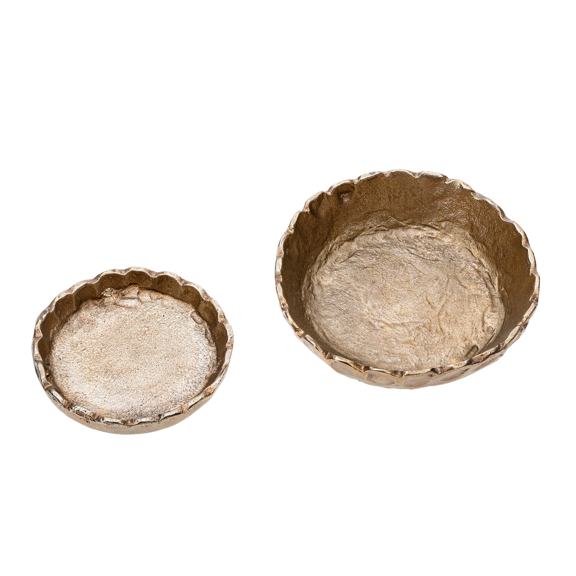 S/2 Scalloped Iron Catchalls