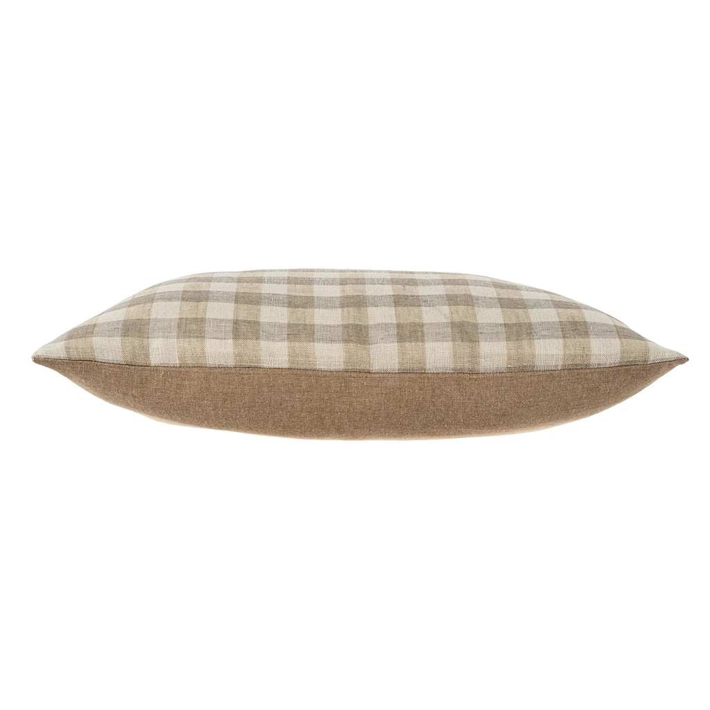 Cape Check Linen Pillow