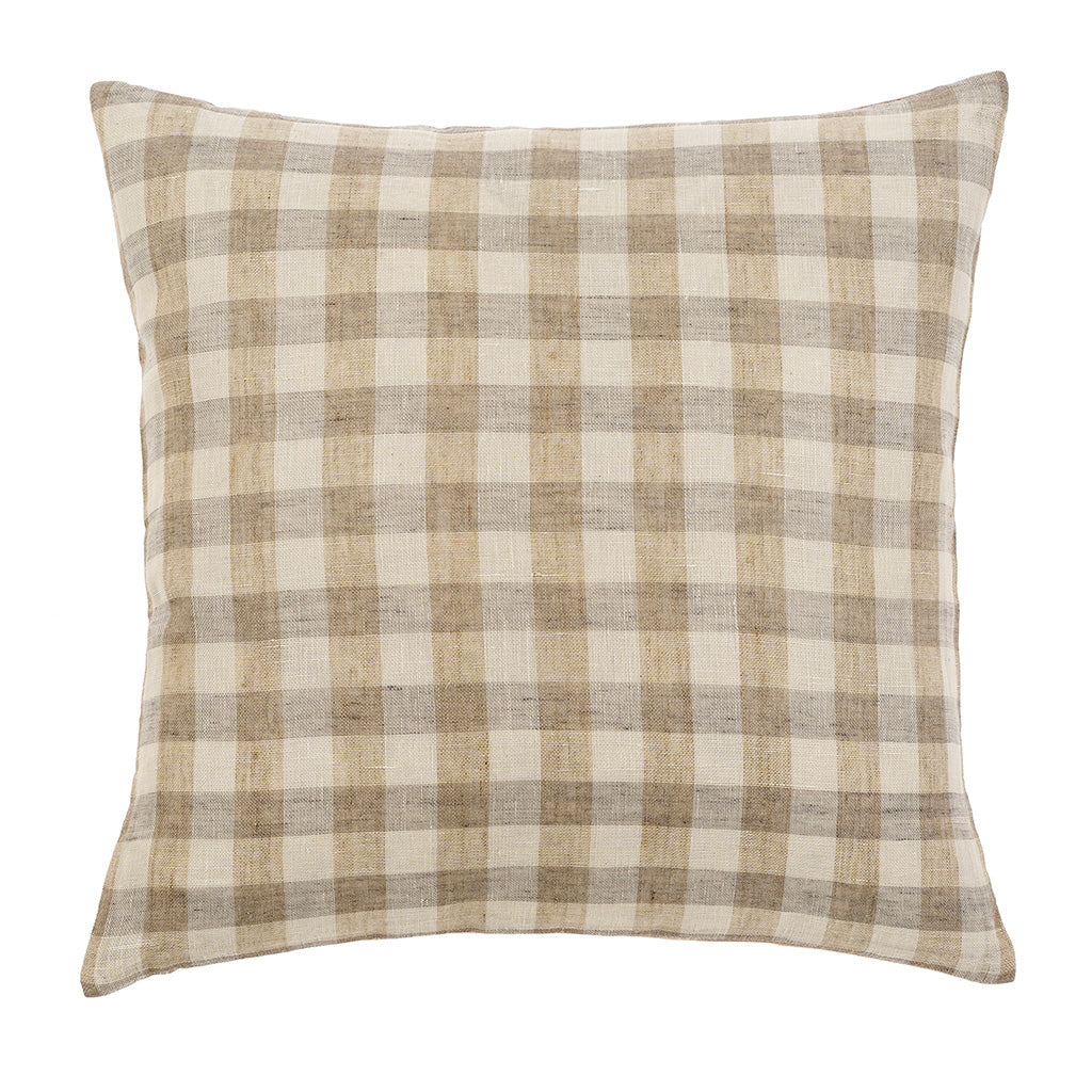 Cape Check Linen Pillow