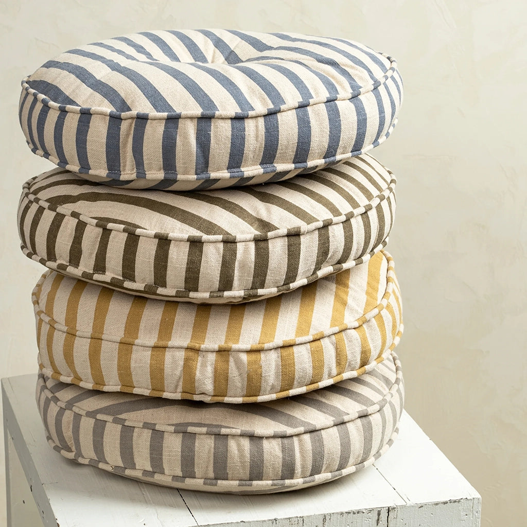 Sand Awning Stripe Chair Cushion