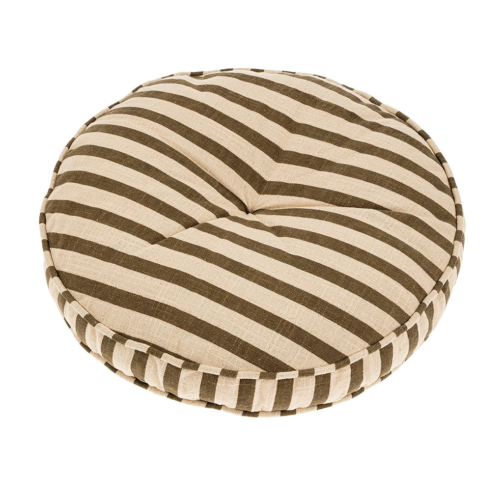 Stone Awning Stripe Chair Cushion