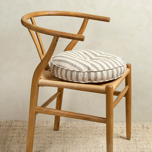 Sand Awning Stripe Chair Cushion