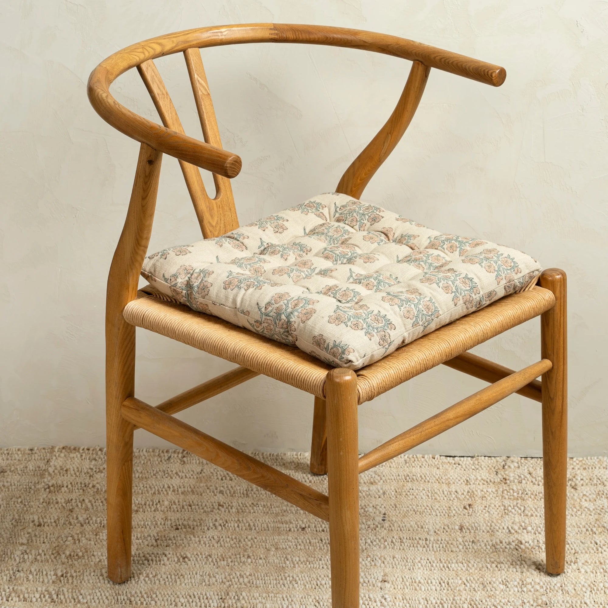 Sanika Block Print Chair Pad