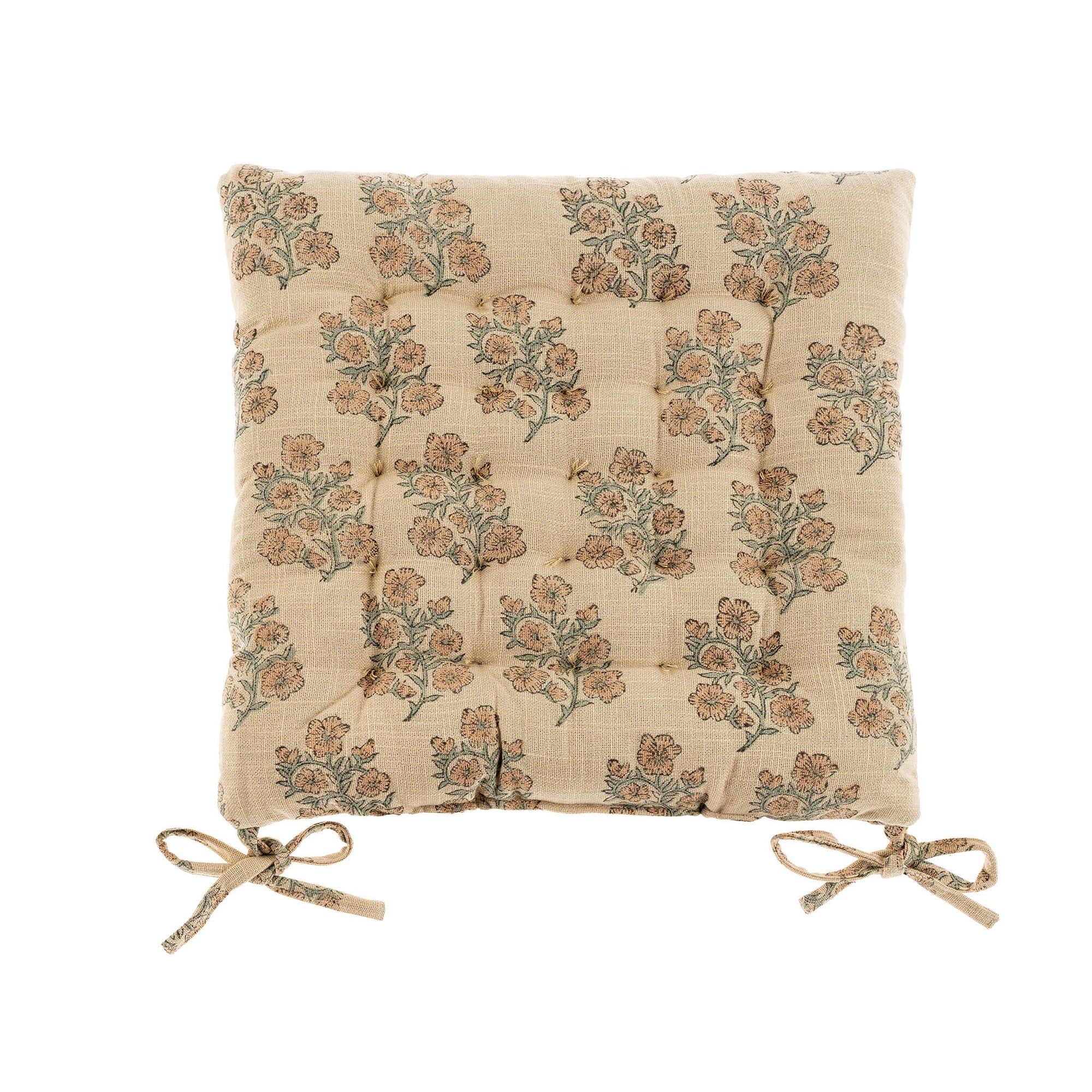 Sanika Block Print Chair Pad
