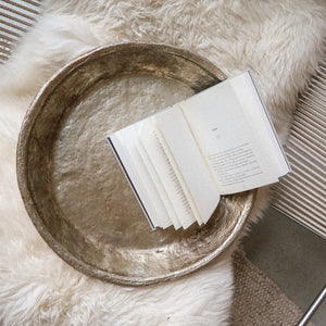 Gilded Paper Mache Tray