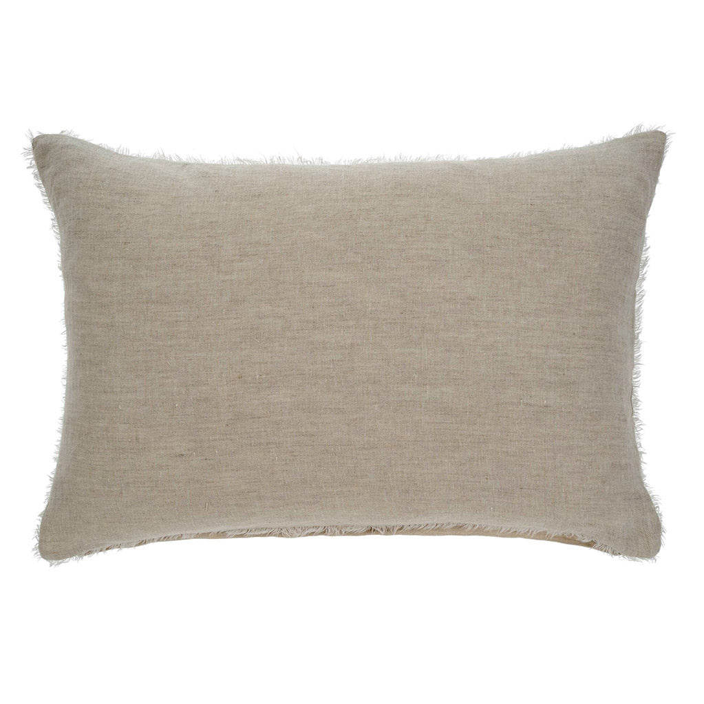 Chambray Rectangular Linen Pillow