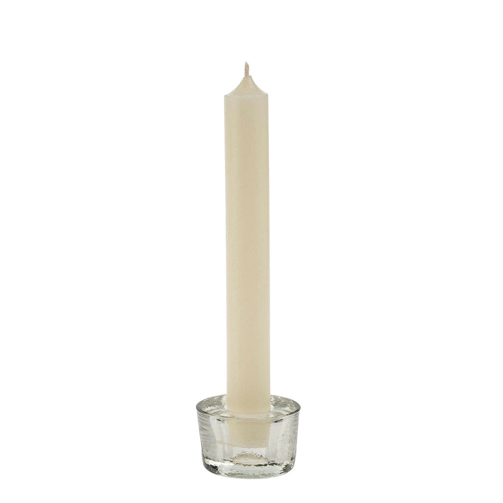 Clear Prism Candle Holder