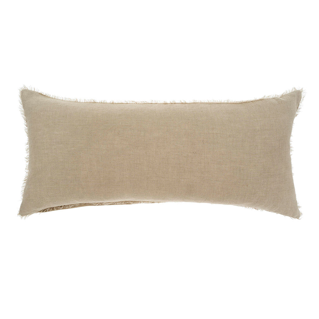 Driftwood Bolster Linen Pillow