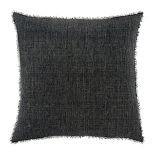 Charcoal Linen Pillow