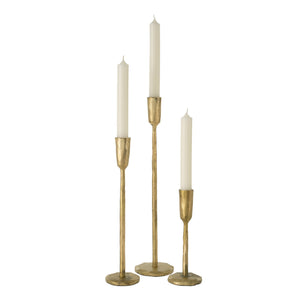Medium Gold Forged Taper Holder
