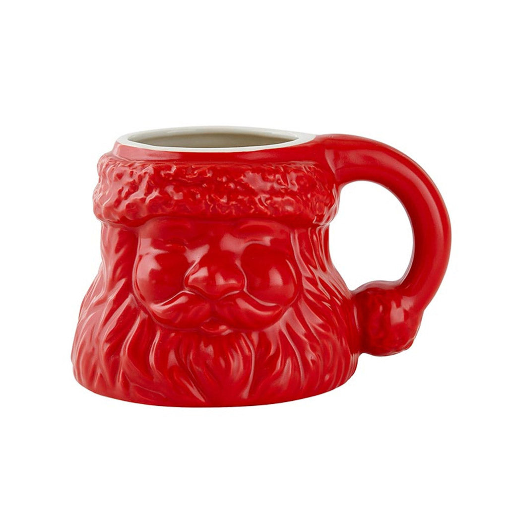 Red Shaped Santa Mug