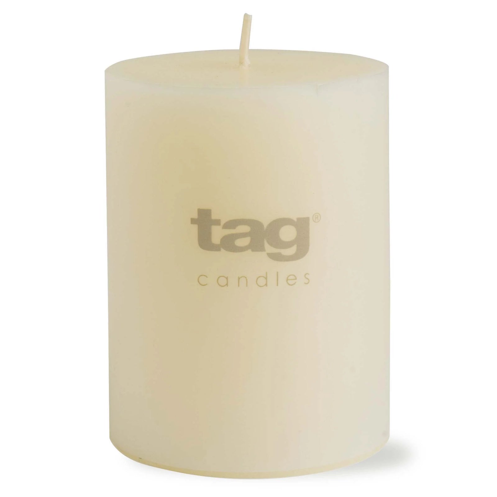 4" Ivory Pillar Candle