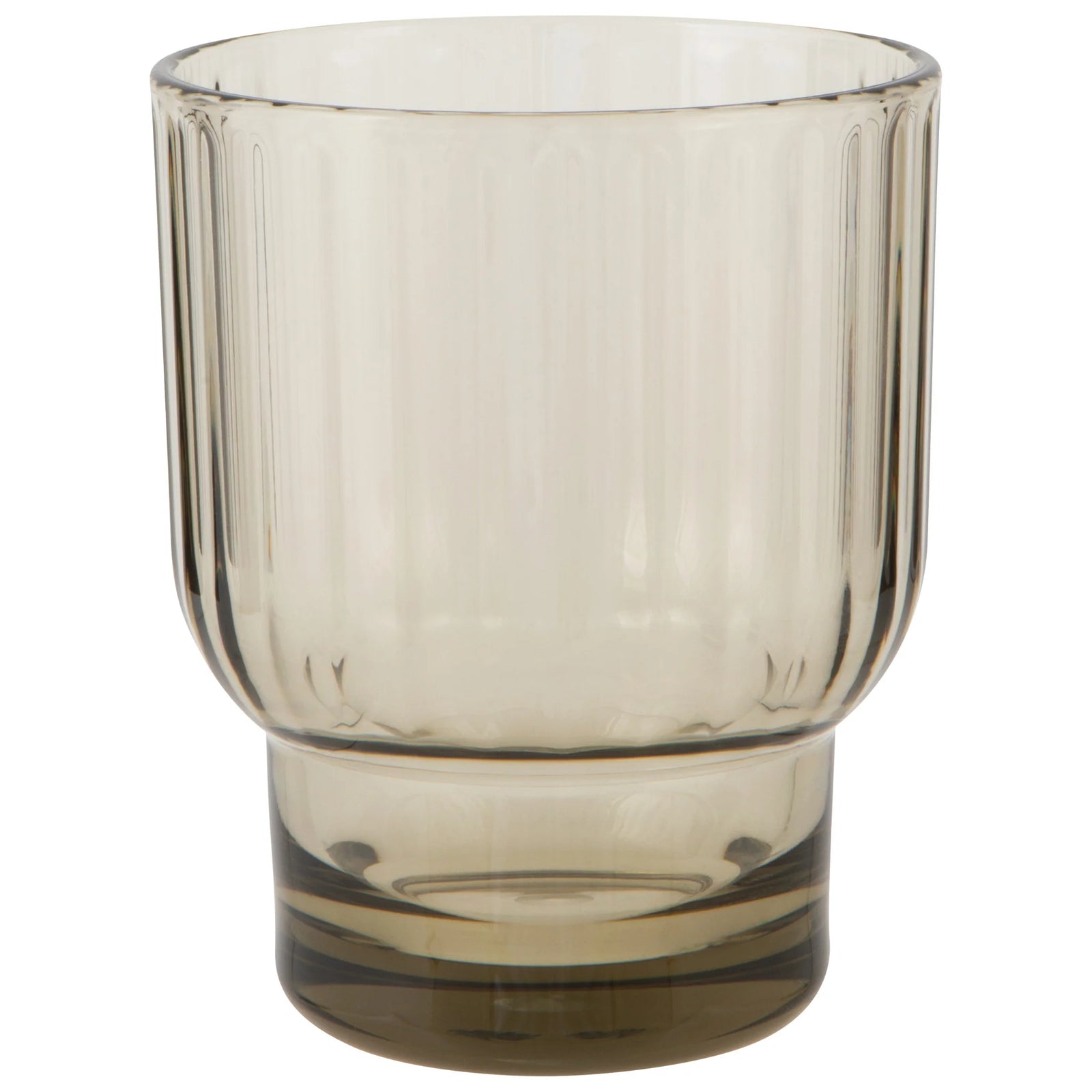 Olive Acrylic Fluted Old Fashioned