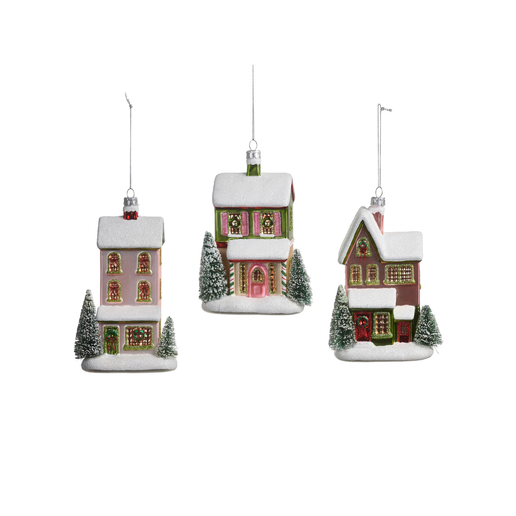 Snowflake Lane House Ornament