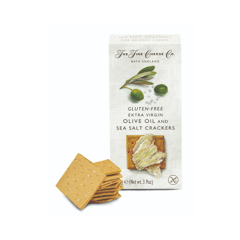Gluten Free Extra Virgin Olive Oil + Sea Salt Crackers