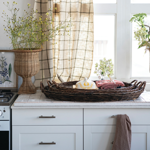Large Wicker Nesting Tray
