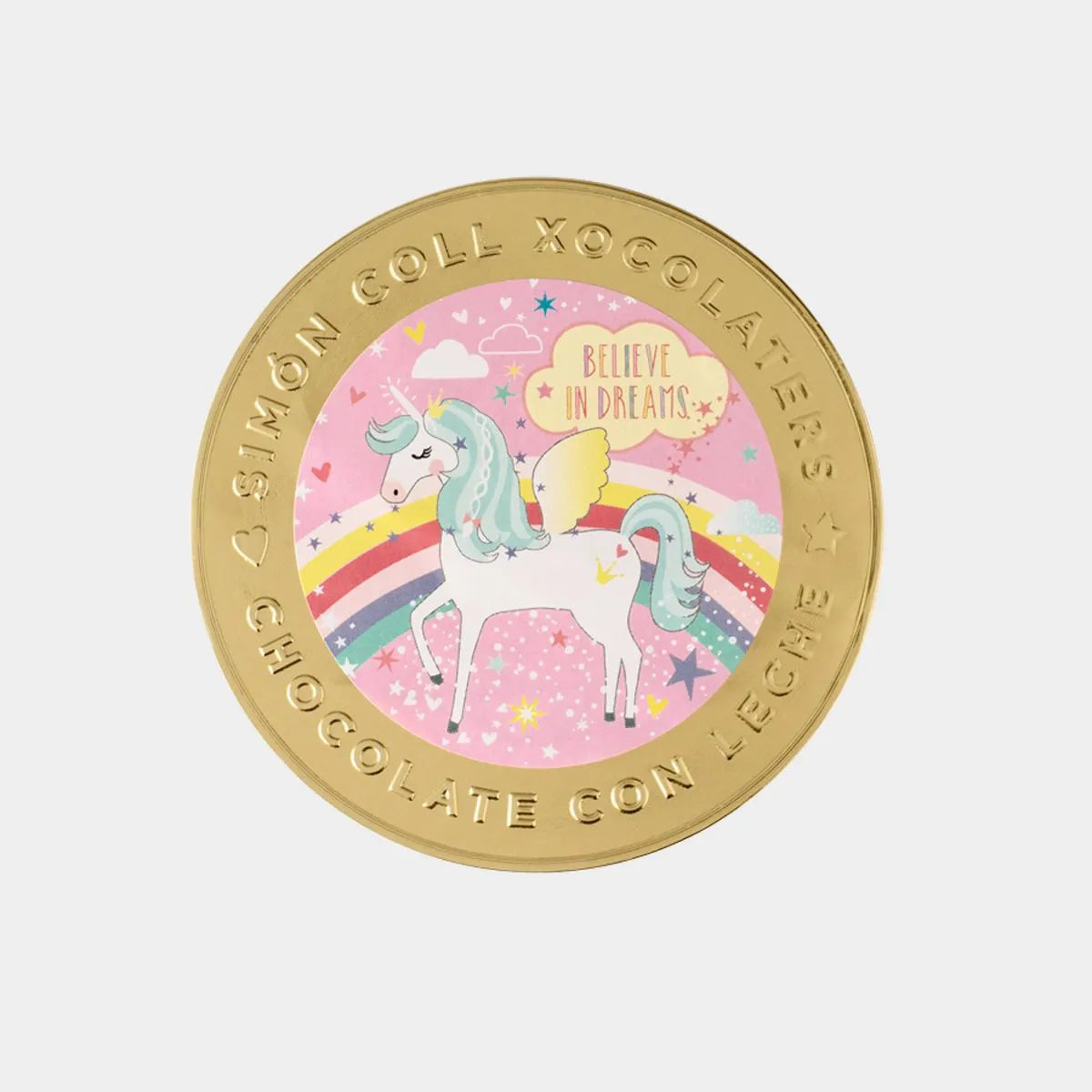 Milk Chocolate Unicorn Medallion