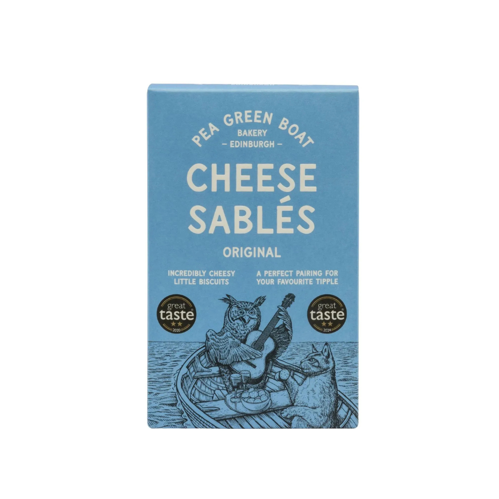 Pea Green Boat Cheese Sables