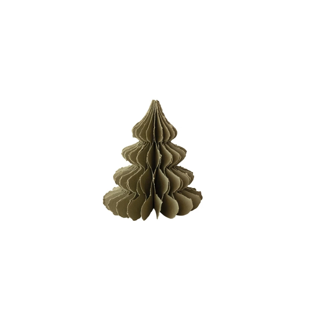14" Olive Paper Honeycomb Tree