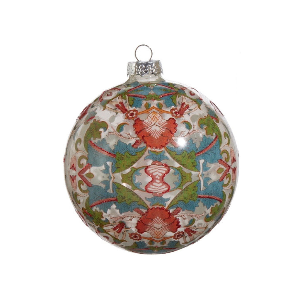 5" William Morris Ball Ornament