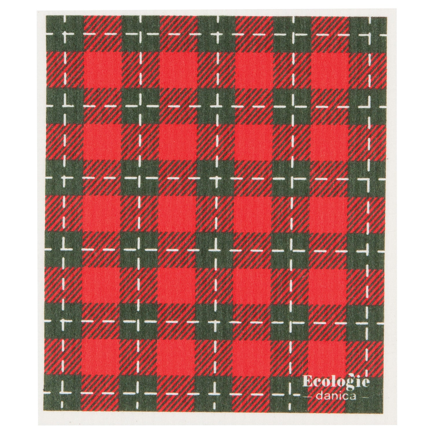 Tartan Swedish Dishcloth