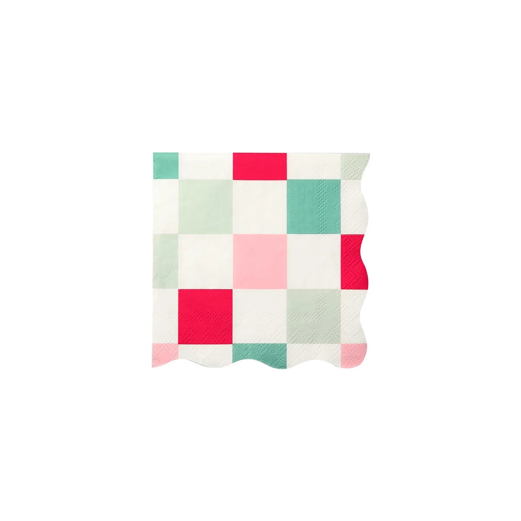 Multi Check Small Napkins