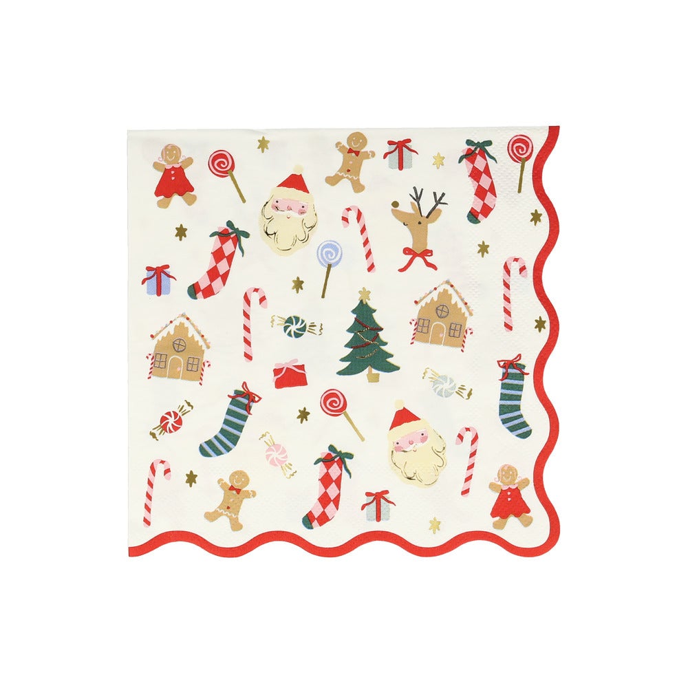 Jolly Christmas Large Napkins