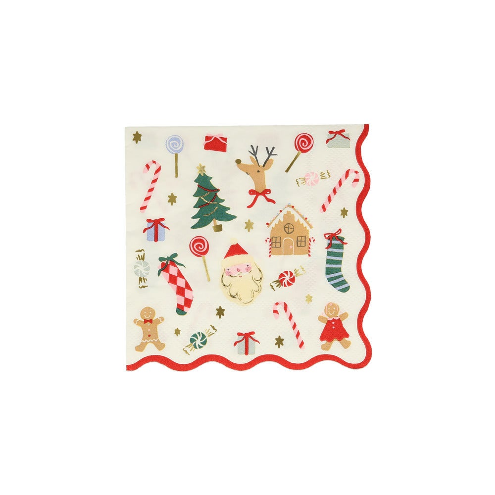 Jolly Christmas Small Napkins