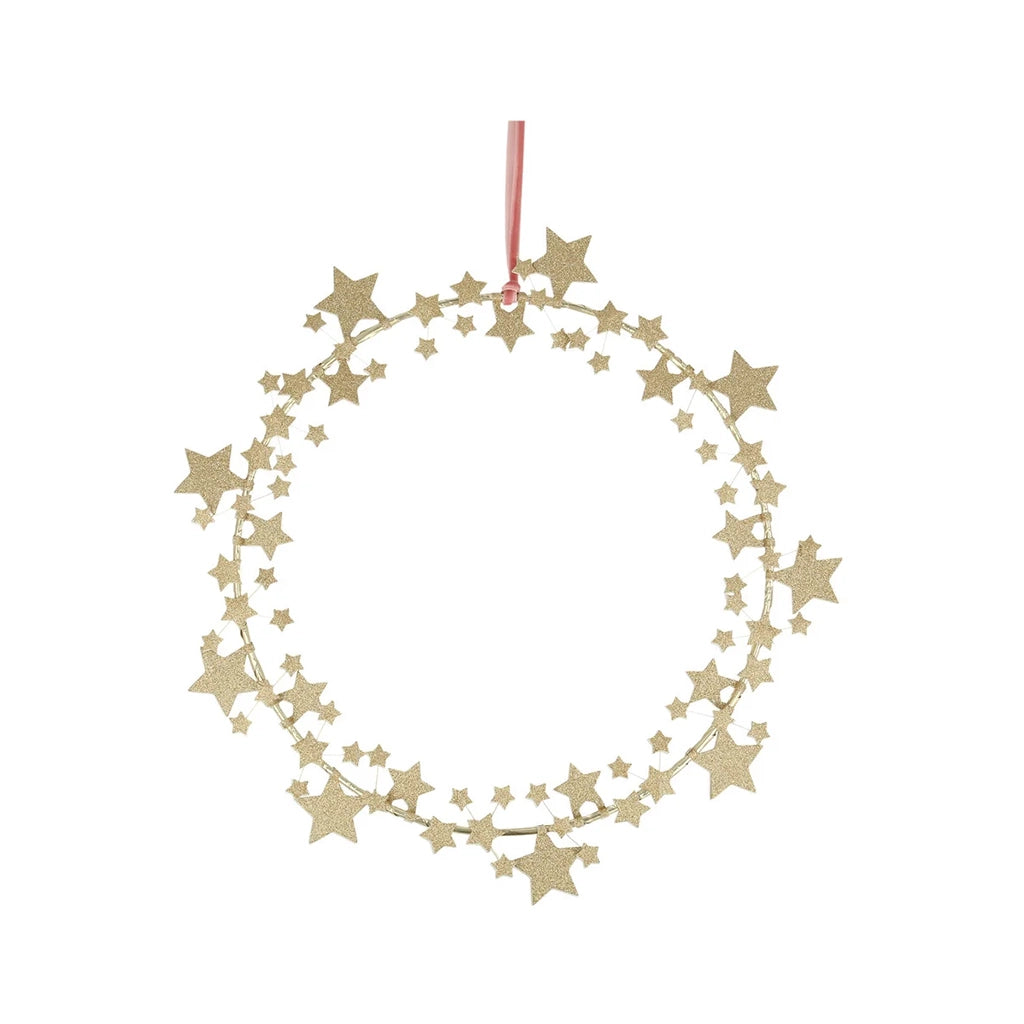 Sparkly Star Wreath