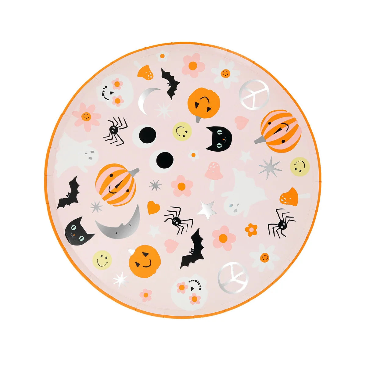 Groovy Halloween Icon Dinner Plate