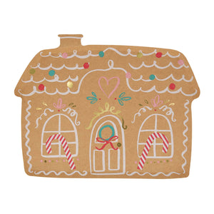 Whimsy Gingerbread House Plates