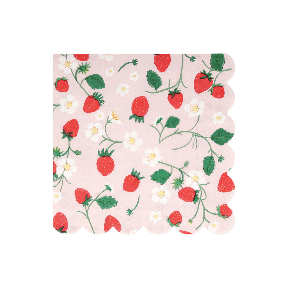 Strawberry Small Napkins