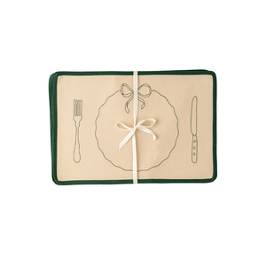 Green Bon Appetit Placemats