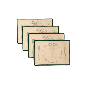 Green Bon Appetit Placemats