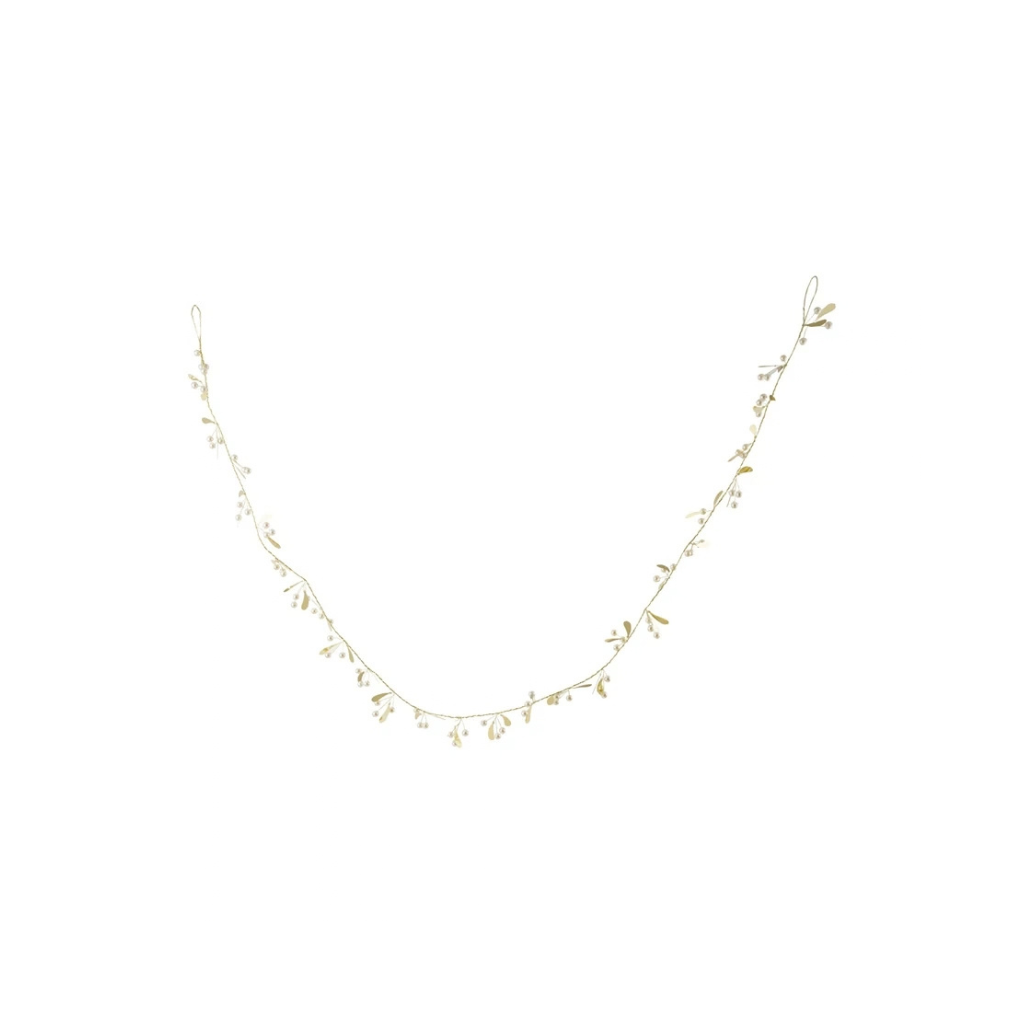 Metal Mistletoe Garland