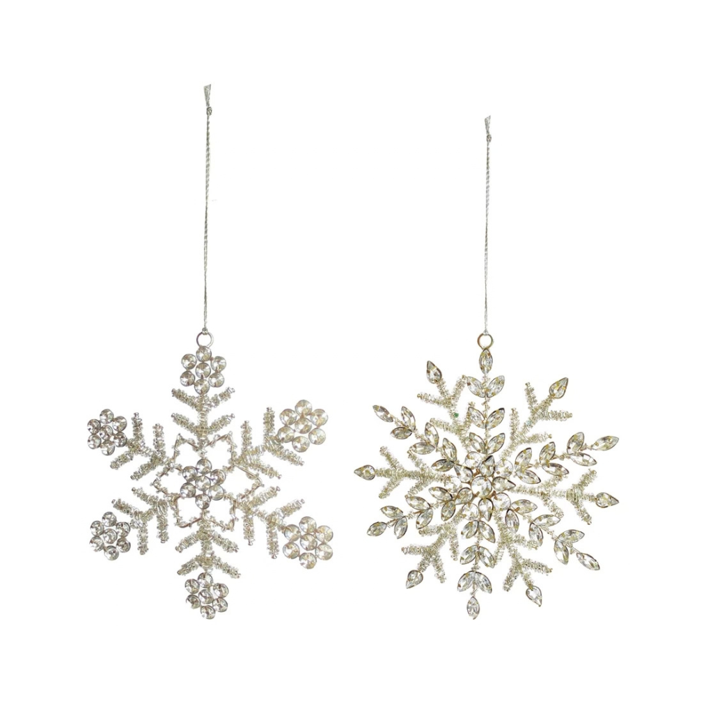 Beaded Snowflake Ornament