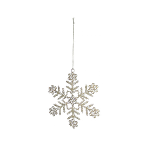 Beaded Snowflake Ornament