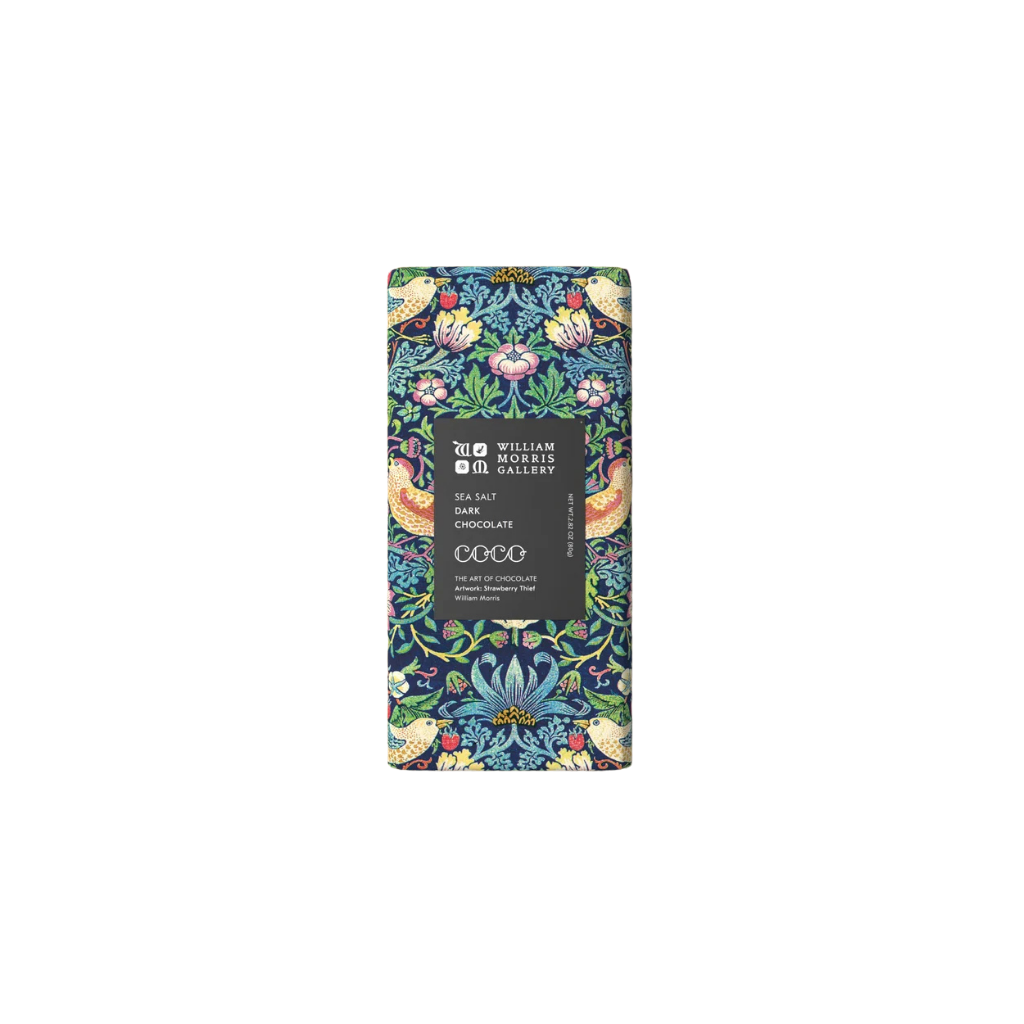 Sea Salt Dark Chocolate Bar William Morris Special Edition