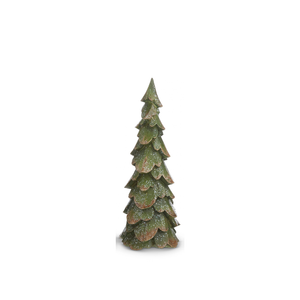 Green Wood Carved Trees