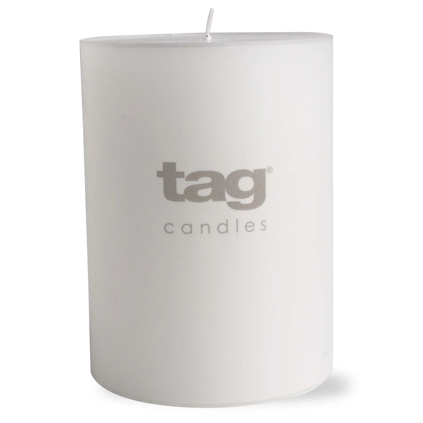 4" White Pillar Candle