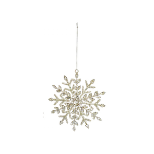 Beaded Snowflake Ornament