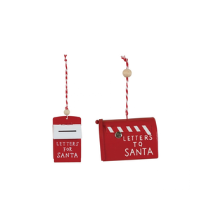 Letter to Santa Mailbox Ornament