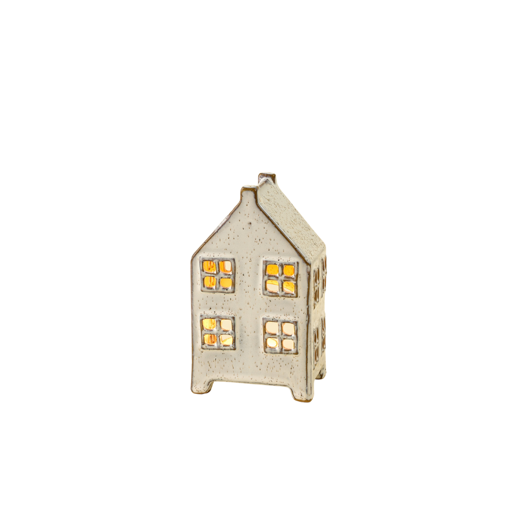 Medium Winter Chalet Tealight House