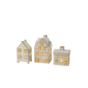 Small Winter Chalet Tealight House