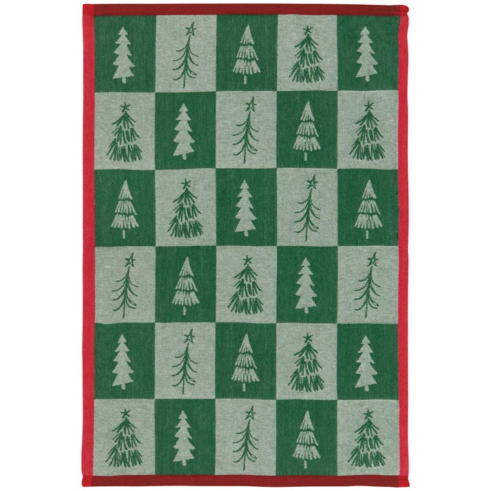 Christmas Tree Jacquard Kitchen Towel