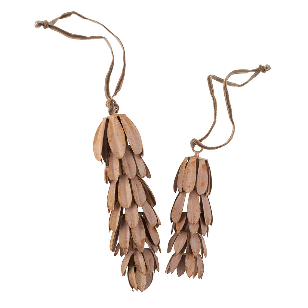 Large Iron Pinecone Ornament