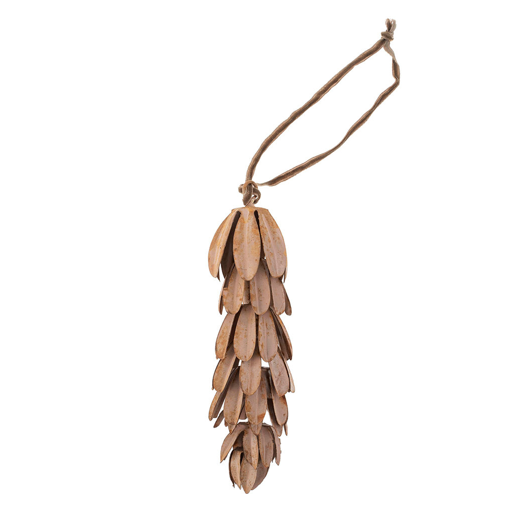 Large Iron Pinecone Ornament