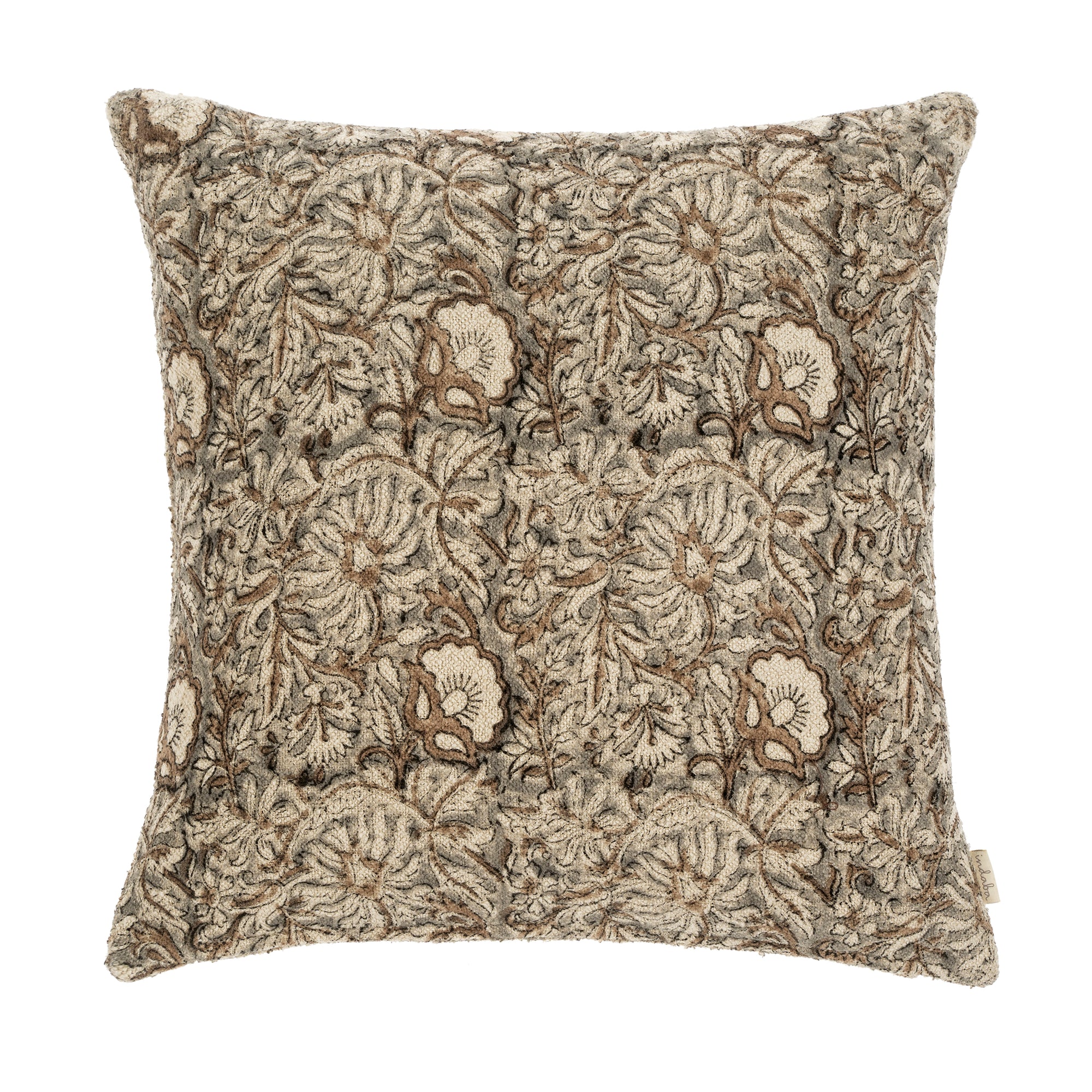 Khari Block Print Boucle Pillow